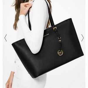 Jet Set Travel Medium Top-Zip Tote Bag